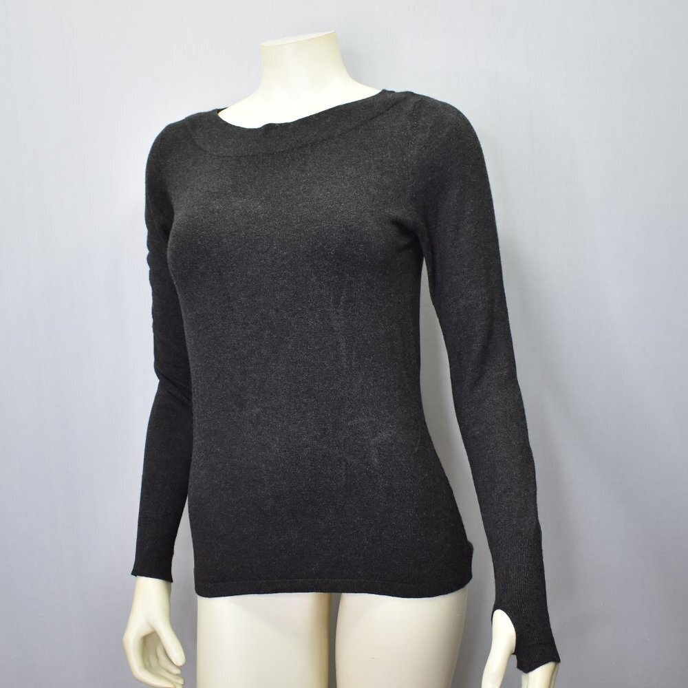 Eileen Fisher bateau neck sweater sz sm